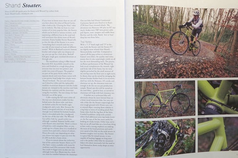 Shand Stoater Review in Singletrack featured image