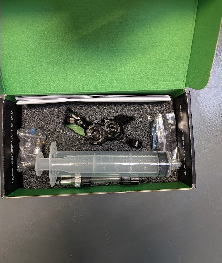 Hope RX4 Caliper Complete SRAM Black - HBSPC63N